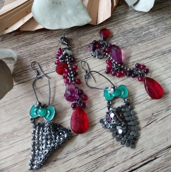 2 Pair Of Custom Earrings - Picture 1 of 7